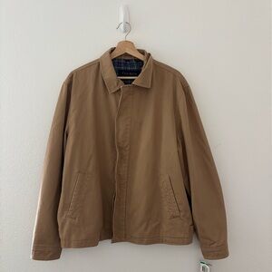 NEW NWT Vintage club room tan jacket
